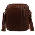 Hnedá pánska kožená crossbody taška Peterson – klasika v elegantnom prevedení