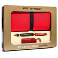 Elegantný červený darčekový set pre ženy – Peterson
