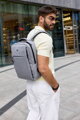 Mestský, biznis batoh na notebook s USB portom - Peterson