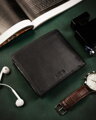 Pánska kožená peňaženka RFID Protect - Peterson