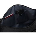 Czarna, treningowa torba wykonana z poliestru, jednokomorowa - Peterson