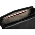 Dámska čierna crossbody kabelka z eko kože PETERSON