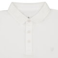 Biała, męska koszulka polo regular fit w rozmiarach od M do XL - Peterson