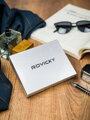 Horizontálna dvojfarebná pánska peňaženka, prírodná RFID koža - Rovicky