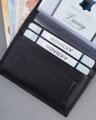 Kožené puzdro na karty s patentným zatváraním s RFID systémom - 4U Cavaldi