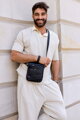 Koženná crossbody taška Peterson