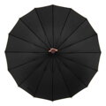 Duży, elegancki parasol rządowy w czarnym kolorze - Peterson