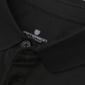 Czarna, męska koszulka polo regular fit w rozmiarach od M do XL - Peterson