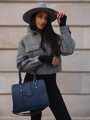 Elegantná dámska shopper taška z ekologickej kože - Rovicky