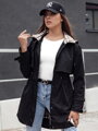 FASHLOVE dámska bunda parka čierna Dstreet TY4392
