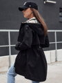 FASHLOVE dámska bunda parka čierna Dstreet TY4392
