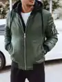 Pekná zelená pánska bunda