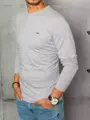 Pánske tričko svetlo-sivej farby.