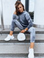 Dámska grafitová velúrová súprava SO COMFY Dstreet AY0885
