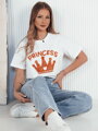 T-shirt damski PRINCY biały Dstreet RY2392
