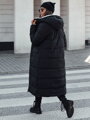 GLAMPUFF dámska zimná bunda, obojstranná, prešívaná, s kapucňou, čierna Dstreet TY4606