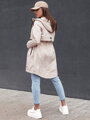 GLAMJACKET dámska bunda parka svetlo béžová Dstreet TY4382