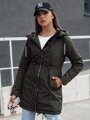 VERCHA dámska bunda parka zelená Dstreet TY4403