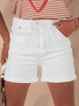 Dámske bavlnené šortky BEACH VIBE biele SY0389