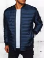 Granátová prešívaná bomber bunda