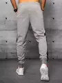 Pánske tepláky v svetlo-sivom prevedení.