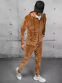 Originálna mikina vo farbe camel