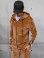Originálna mikina vo farbe camel