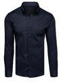 Elegantná pánska košeľa, tmavo modrá, Dstreet DX2605