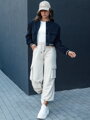 CHOMP dámska bomber bunda, tmavomodrá Dstreet TY4477