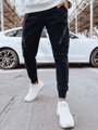 Pánske čierne cargo nohavice Dstreet UX4364