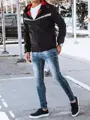 Pánska trendová čierna bunda