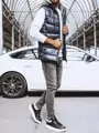 Pánska vesta tmavo-modrej farby