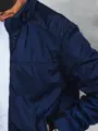 Pekná tmavo-modrá pánska bunda skl.36