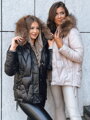 Čierna zimná dámska bunda IVORY SNOW TY3818