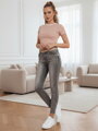 Dámske nohavice JORNIX rifľové skinny tmavosivé UY2192