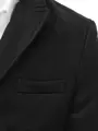 Štýlový čierny kabát skl.44