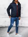 Prechodná tmavo-modrá pánska bunda