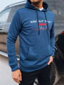Pánska modrá mikina s potlačou Dstreet BX5708