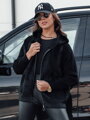 KATHERINE dámska bunda z alpaky čierna Dstreet NY0672