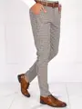 Elegantné kárované chinos nohavice pre pánov skl.39