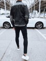 Pánska čierna bunda Dstreet TX4719