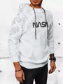 Biela pánska mikina NASA