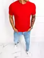 Praktické červené pánske tričko.