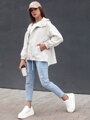 Dámska prechodná bunda GLAMOUR PARK biela Dstreet TY4387