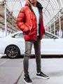 Čierna prešívaná obojstranná bunda pre pánov