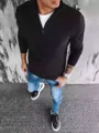 Čierny pohodlný sveter