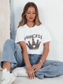 T-shirt damski PRINCY biały Dstreet RY2390