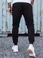 Pánske čierne camo tepláky Dstreet UX4429