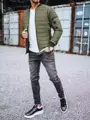 Moderná zelená bomber bunda skl.