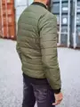 Moderná zelená bomber bunda skl.